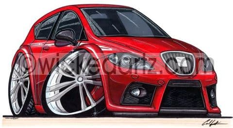 Seat Leon Cupra Red (Items from £9.50)