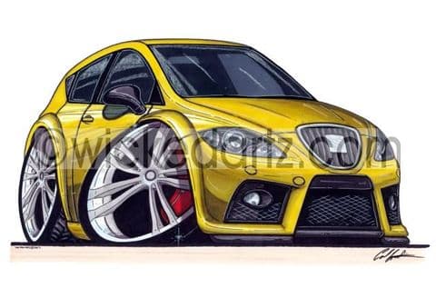 Seat Leon Cupra Yellow (Items from £9.50)