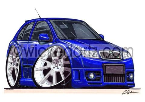 Skoda Fabia MK1 vRS Blue (Items from £9.50)