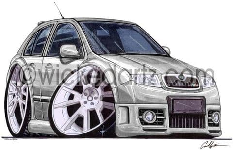 Skoda Fabia MK1 vRS Silver (Items from £9.50)