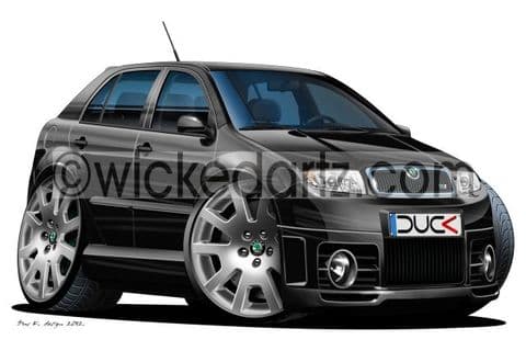 Skoda Fabia vRS MK1 Black DK (Items from £9.50)