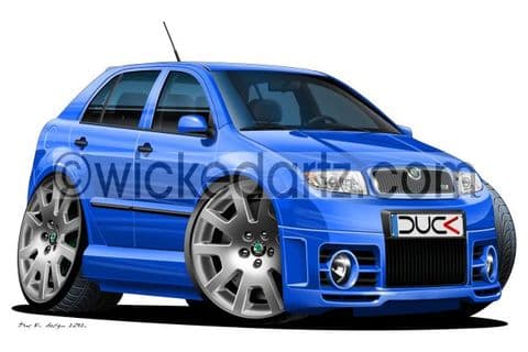 Skoda Fabia vRS MK1 Blue DK (Items from £9.50)