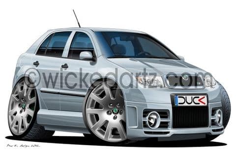 Skoda Fabia vRS MK1 Silver DK (Items from £9.50)