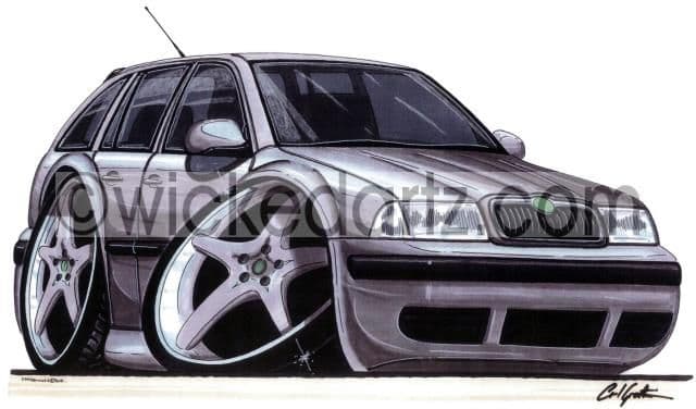 Skoda Octavia MK1 Estate Silver  (Items from £9.50)