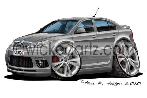 Skoda Octavia vRS Grey DK (Items from £9.50)