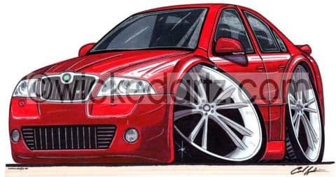 Skoda Octavia vRS Red (Items from £9.50)