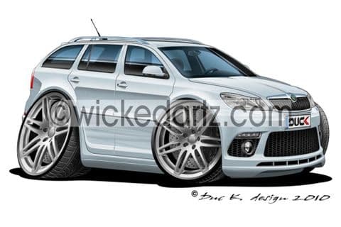 Skoda Octavia vRS Touring Silver DK (Items from £9.50)