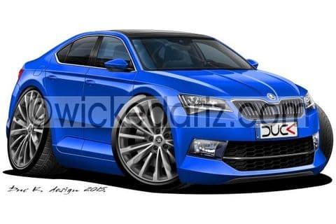 Skoda Superb 2015+ Blue DK (Items from £9.50)