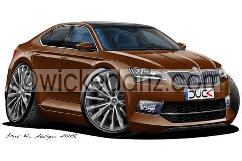 Skoda Superb 2015+ Brown DK (Items from £9.50)