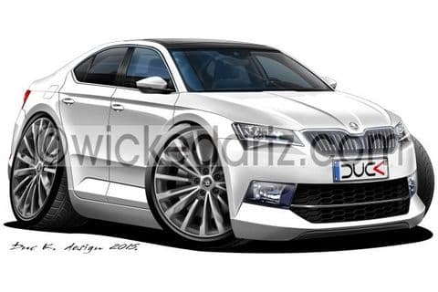 Skoda Superb 2015+ White DK (Items from £9.50)