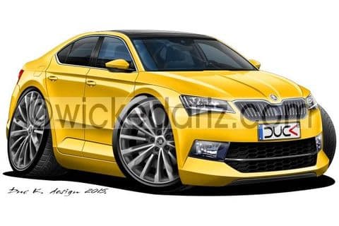 Skoda Superb 2015+ Yellow DK (Items from £9.50)