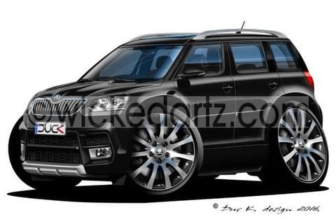Skoda Yeti Crossover Black DK (Items from £9.50)