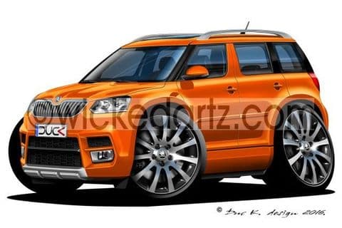 Skoda Yeti Crossover Orange DK (Items from £9.50)