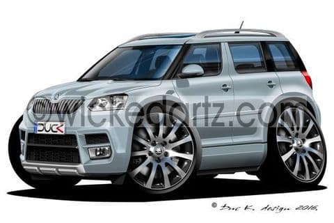 Skoda Yeti Crossover Silver DK (Items from £9.50)