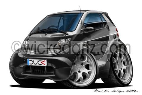 Smart Car MK2 'Peanut Lights' Black DK (Items from £9.50)