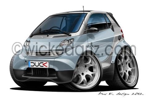 Smart Car MK2 'Peanut Lights' Silver DK (Items from £9.50)