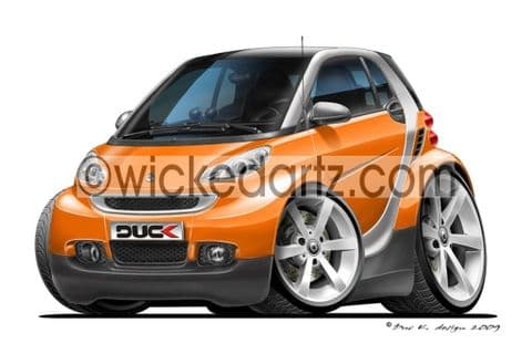 Smart ForTwo Orange DK (Items from £9.50)