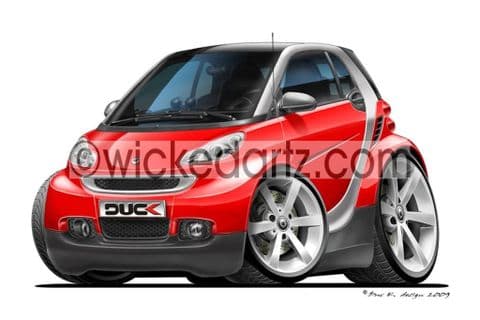 Smart ForTwo Red DK (Items from £9.50)