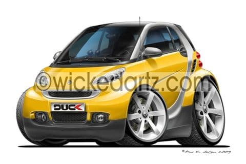 Smart ForTwo Yellow DK (Items from £9.50)