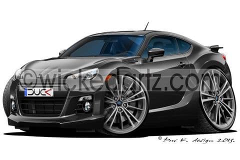 Subaru BRZ Black DK (Items from £9.50)