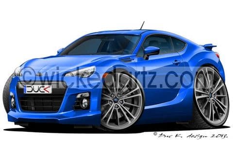 Subaru BRZ Blue DK (Items from £9.50)