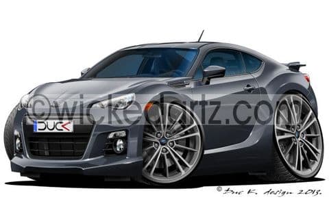 Subaru BRZ Dark Grey DK (Items from £9.50)