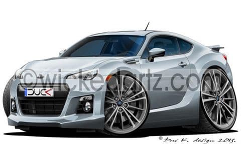 Subaru BRZ Silver DK (Items from £9.50)