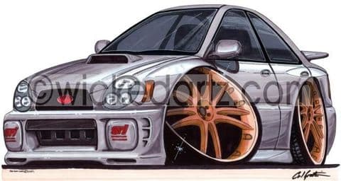 Subaru Impreza 'Bug Eye' Silver (Items from £9.50)
