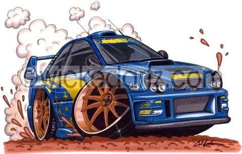 Subaru Impreza Rally Car 'Dirt' (Items from £9.50)