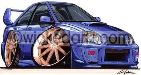 Subaru Impreza STi 2003 Blue (Items from £9.50)