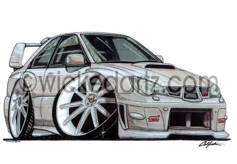 Subaru Impreza STi 2006 Silver (Items from £9.50)