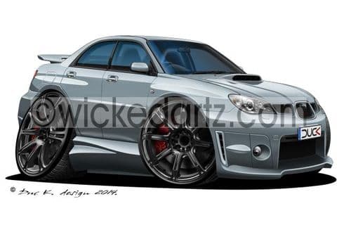 Subaru Impreza WRX/STi 2006+ (BK) Silver DK (Items from £9.50)