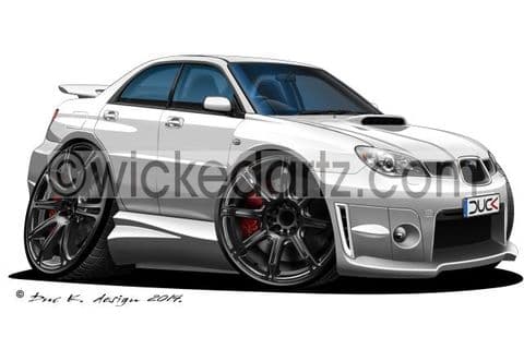 Subaru Impreza WRX/STi 2006+ (BK) White DK (Items from £9.50)