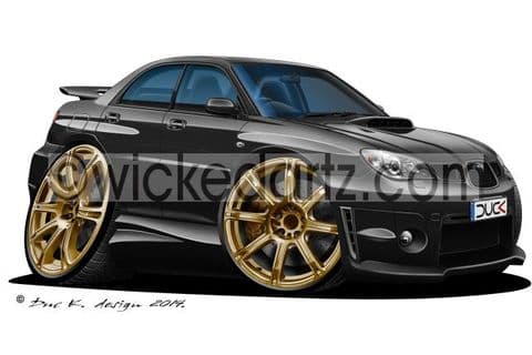 Subaru Impreza WRX/STi 2006+ Black DK (Items from £9.50)
