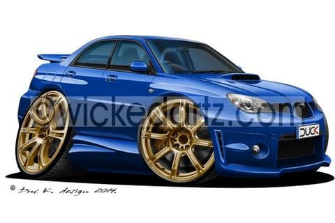 Subaru Impreza WRX/STi 2006+ Blue DK (Items from £9.50)