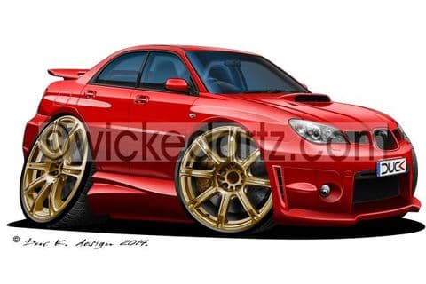 Subaru Impreza WRX/STi 2006+ Red DK (Items from £9.50)