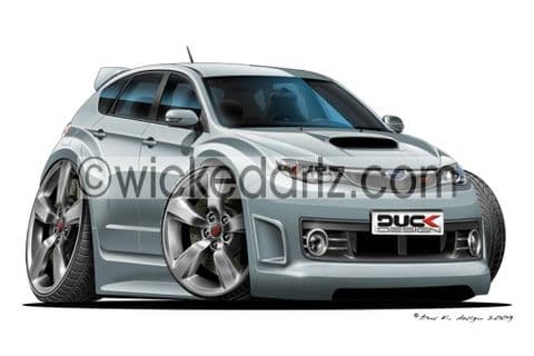 Subaru Impreza WRX STi 2008 Dark Silver DK (Items from £9.50)