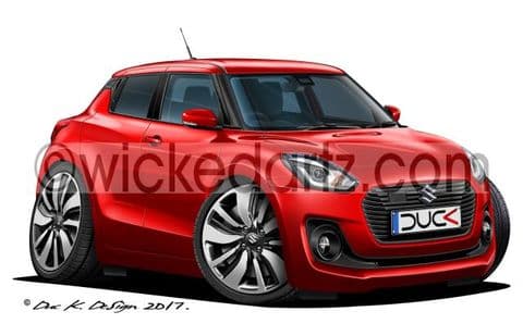 Suzuki Swift 2017+ Red DK (Items from £9.50)