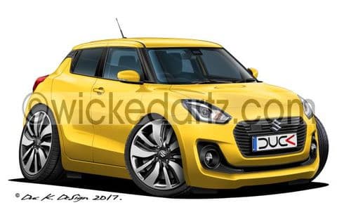 Suzuki Swift 2017+ Yellow DK (Items from £9.50)