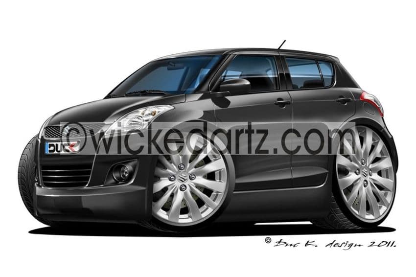 Suzuki Swift Black DK (Items from £9.50)