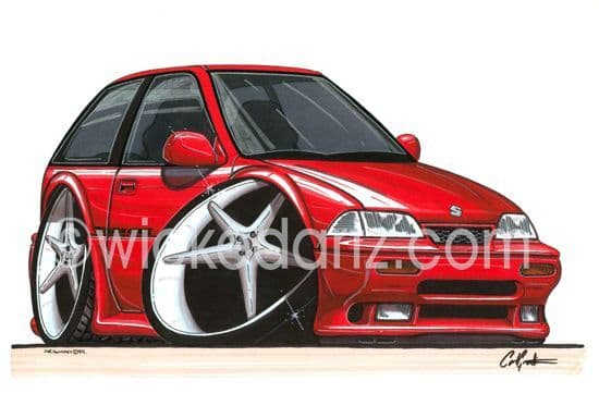 Suzuki Swift GTi Red  (Items from £9.50)