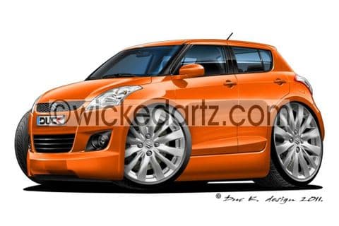 Suzuki Swift Orange DK (Items from £9.50)