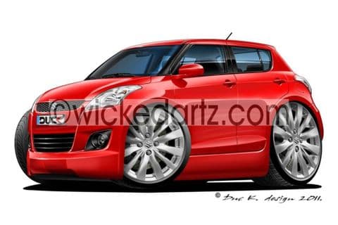 Suzuki Swift Red DK (Items from £9.50)