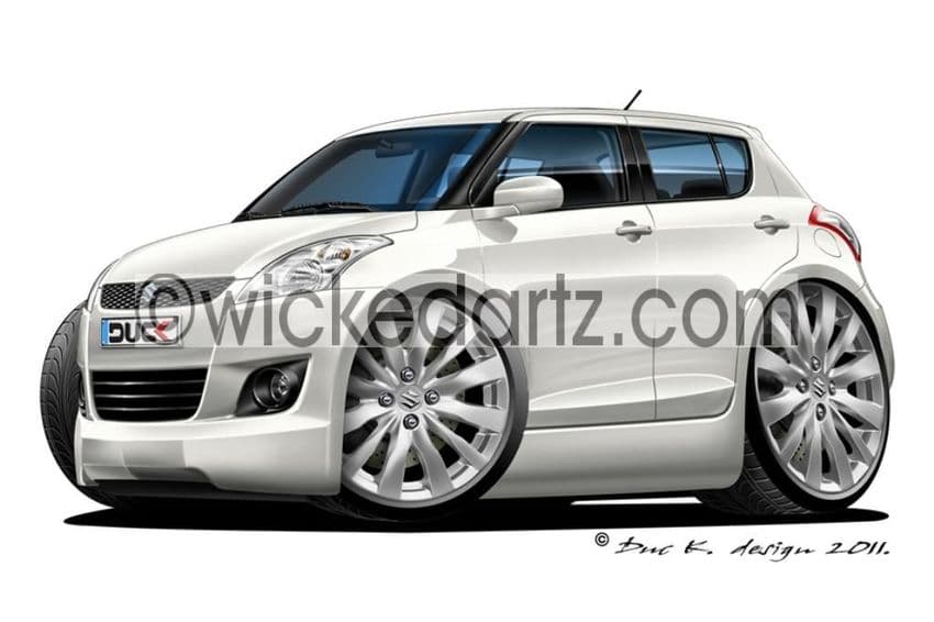 Suzuki Swift White DK (Items from £9.50)