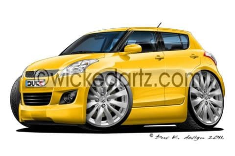 Suzuki Swift Yellow DK (Items from £9.50)