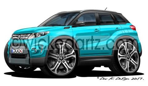 Suzuki Vitara MK4 SUV Blue DK (Items from £9.50)