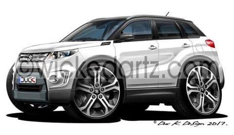 Suzuki Vitara MK4 SUV White DK (Items from £9.50)