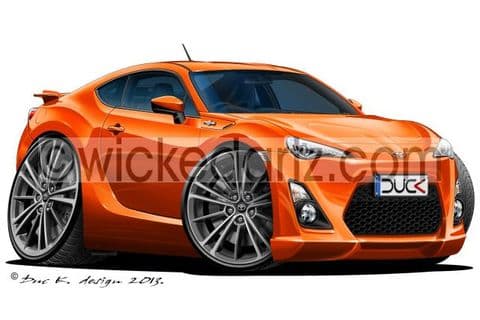 Toyota GT86 Orange DK (Items from £9.50)