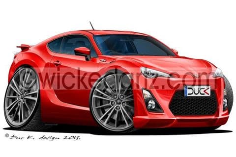 Toyota GT86 Red DK (Items from £9.50)