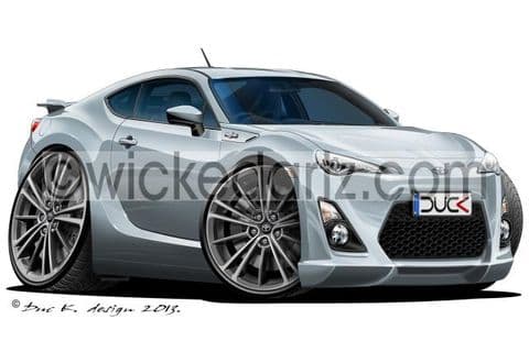 Toyota GT86 Silver DK (Items from £9.50)